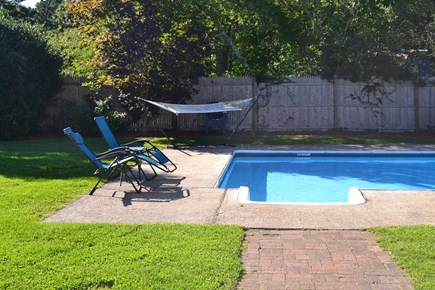 East Falmouth Cape Cod vacation rental - Countless places to relax around the pool!