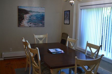 East Falmouth Cape Cod vacation rental - Dining room with seating for 8 people