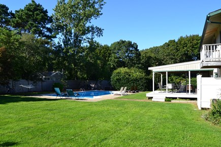 East Falmouth Cape Cod vacation rental - Spacious, fully fenced-in backyard