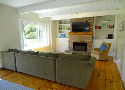 East Falmouth Cape Cod vacation rental - Living area with flat screen TV