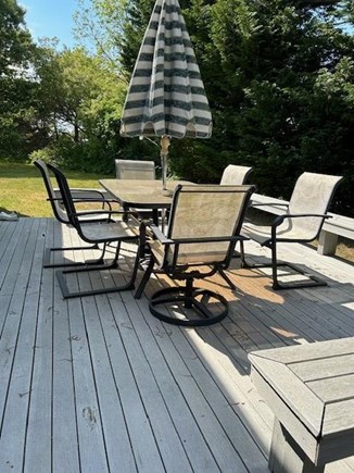 eastham Cape Cod vacation rental - Back deck