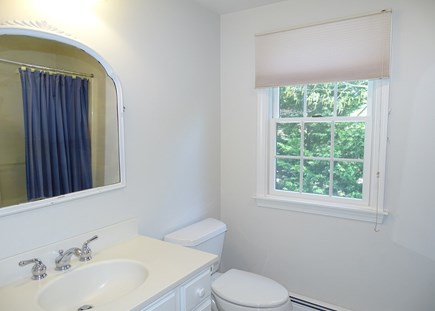 eastham Cape Cod vacation rental - Upstairs queen bedroom with ceiling fan 