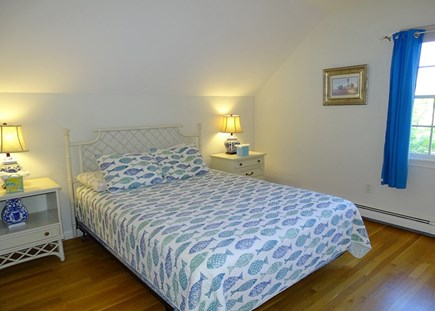 eastham Cape Cod vacation rental - Upstairs queen bedroom with ceiling fan 