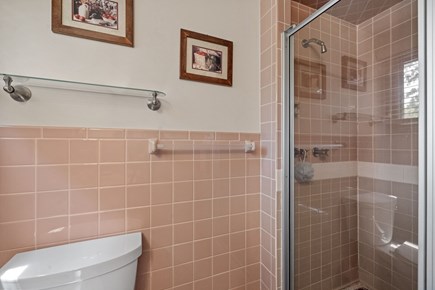 Harwich Port Cape Cod vacation rental - A classic, sparkling clean walk-in shower awaits