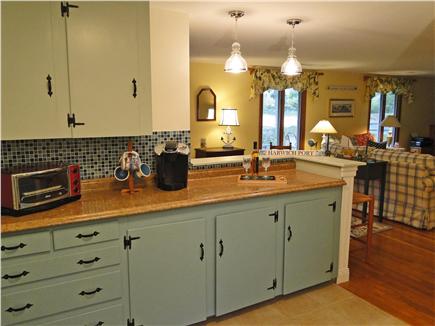 Harwich Port Cape Cod vacation rental - Large kitchen offers counter space, breakfast bar, and Keurig