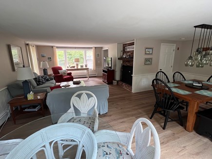 Chatham Cape Cod vacation rental - The spacious living area is perfect for relaxing. New floors 2023