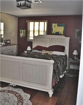 Orleans Cape Cod vacation rental - The master bedroom has a queen mattress, full bath, and smart tv.