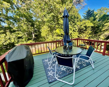 Orleans Cape Cod vacation rental - Get ready to barbecue and enjoy the views from the deck.