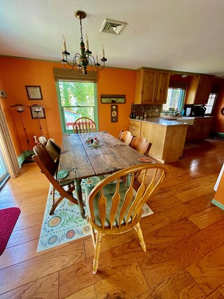 Orleans Cape Cod vacation rental - The dining room opens up into the kitchen and the outdoor deck.