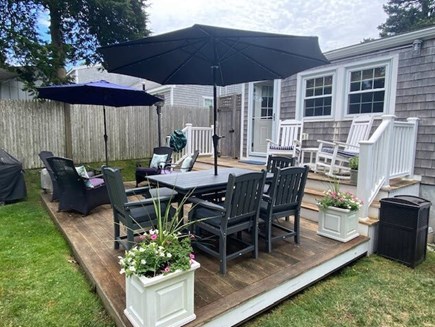 Dennisport Cape Cod vacation rental - Back deck