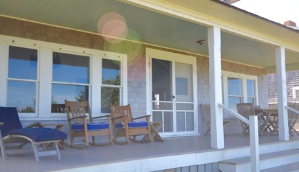 East Orleans Cape Cod vacation rental - Back deck / porch with outdoor dining and seating