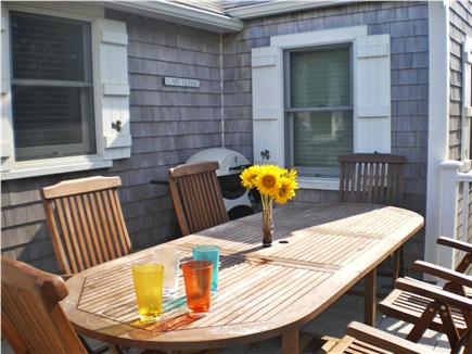 Eastham Cape Cod vacation rental - Dine al fresco on the back deck