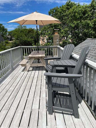 Eastham Cape Cod vacation rental - Relax on the front deck facing Cape Cod Bay