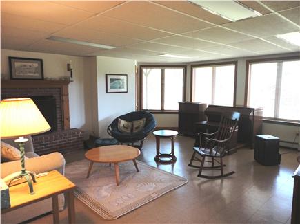 Orleans Cape Cod vacation rental - Lower level family room with sliders to walk out to back yard