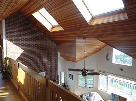 East Orleans Nauset Heights Cape Cod vacation rental - Upstairs balcony over looking living area