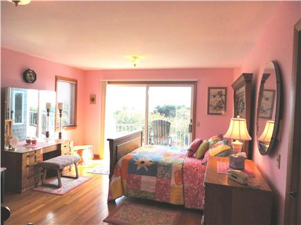 Orleans Cape Cod vacation rental - 1st floor bedroom with double bed and sliders to deck