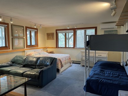 Paine Hollow/ South Wellfleet Cape Cod vacation rental - Lower  level with bunk beds and full size bed