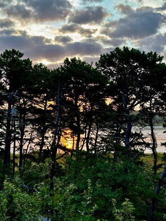 Paine Hollow/ South Wellfleet Cape Cod vacation rental - Drummer Cove from our deck at sunrise