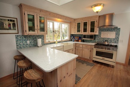 Chatham Cape Cod vacation rental - Updated Commercial Kitchen, Nantucket Farm Sink, Quartz Counters