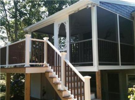 East Falmouth Cape Cod vacation rental - Screened Porch and deck