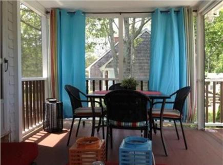 East Falmouth Cape Cod vacation rental - Screen Porch - outside dining option