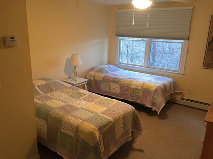 Popponesset Cape Cod vacation rental - Upstairs Bedroom 3 with 2 twin beds and walk in closet