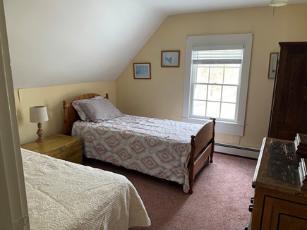 Harwich Cape Cod vacation rental - Bedroom 4 Upstairs - 2 twin beds w/trundle. Bureau-upright closet