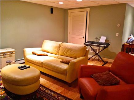 Brewster Cape Cod vacation rental - Finished basement with TV