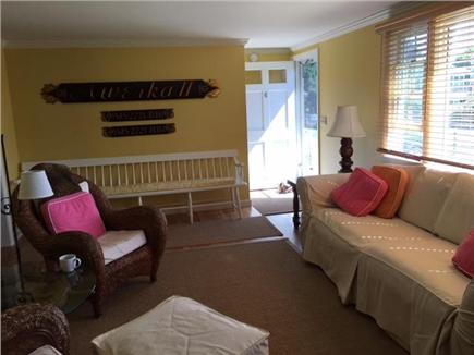 Harwichport Cape Cod vacation rental - Living room and entrance