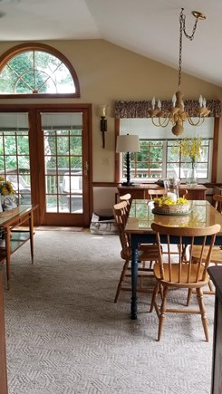 South Dennis Cape Cod vacation rental - Great Room Dining, seating for 6