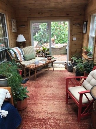 Mashpee Neck Cape Cod vacation rental - Sunporch for your morning coffee or socializing