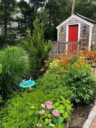 Mashpee Neck Cape Cod vacation rental - Shed for bicycle and life jacket storage