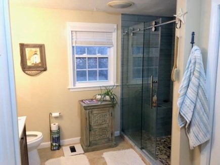 Mashpee Neck Cape Cod vacation rental - Downstairs Bathroom with Rain Shower