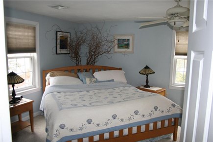 Mashpee Neck Cape Cod vacation rental - The master bedroom with a walk-in closet.