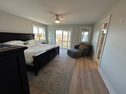 East Falmouth Cape Cod vacation rental - Main Bed 1 (1st flr) King bed, en-suite bath-water views abound!