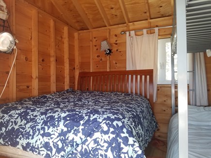 Wellfleet Cape Cod vacation rental - Guest Cabin- Queen Bed plus Full Size Bunk Beds