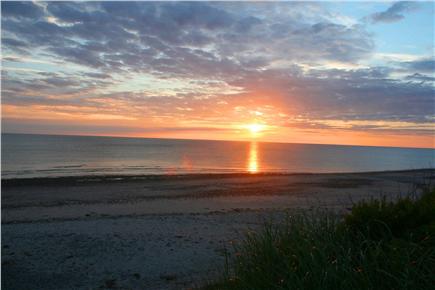 East Sandwich Cape Cod vacation rental - Enjoy a beautiful sunrise on our beach.