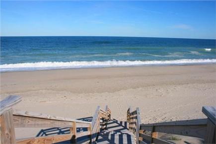 East Sandwich Cape Cod vacation rental - Walk down to our beautiful private beach from our stairs.