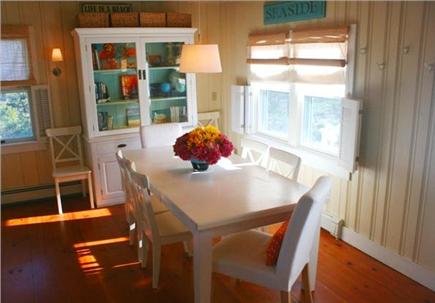 East Sandwich Cape Cod vacation rental - Enjoy an intimate meal or comfortably seat 6 at our dining table.