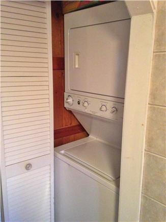 West Dennis Cape Cod vacation rental - Stackable Washer Dryer in Kitchen