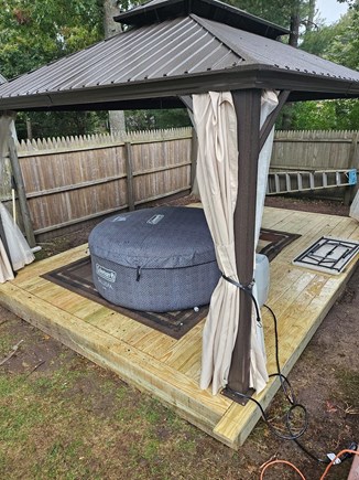 Mashpee Cape Cod vacation rental - Screen gazebo and hot tub