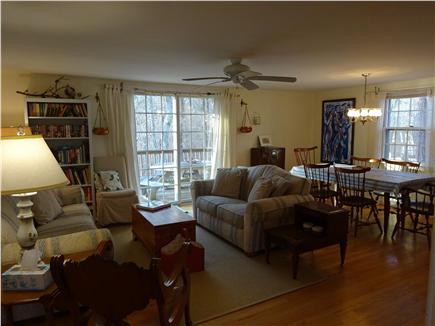Brewster Cape Cod vacation rental - Open living & dining area w/access to deck