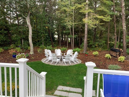 Falmouth Cape Cod vacation rental - Great back yard and fire pit for roasting marsh mallows.