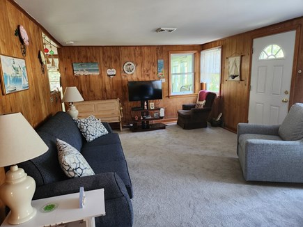 South Yarmouth Cape Cod vacation rental - Large living room with cable tv and plenty of seating space