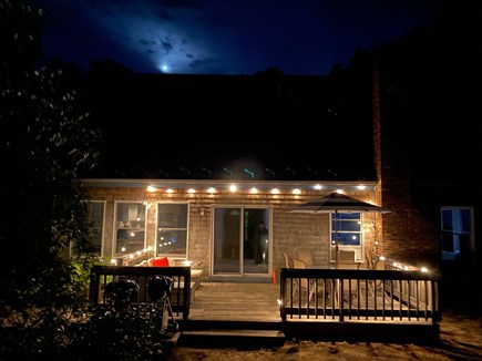Wellfleet Cape Cod vacation rental - Night View From The Back Woods