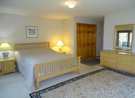 Wellfleet Cape Cod vacation rental - First floor Master bedroom w private bath