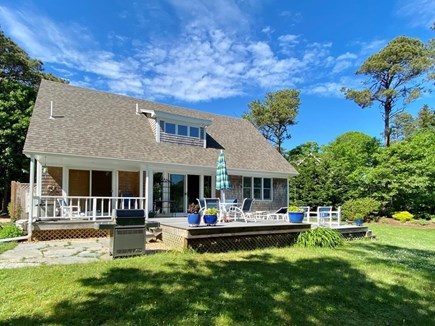 East Orleans Cape Cod vacation rental - Backyard with deck and grill