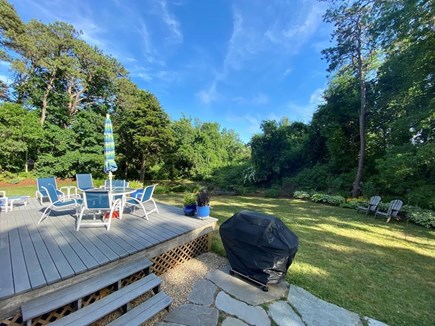 East Orleans Cape Cod vacation rental - Deck overlooking backyard