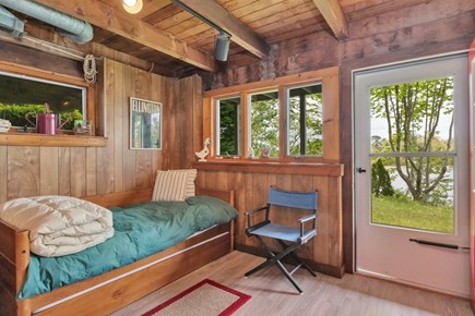 West Dennis Cape Cod vacation rental - Day bed and entrance foyer (two twin mattresses)