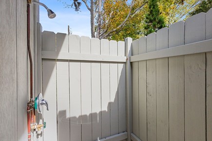 West Dennis Cape Cod vacation rental - Outdoor shower just on the deck